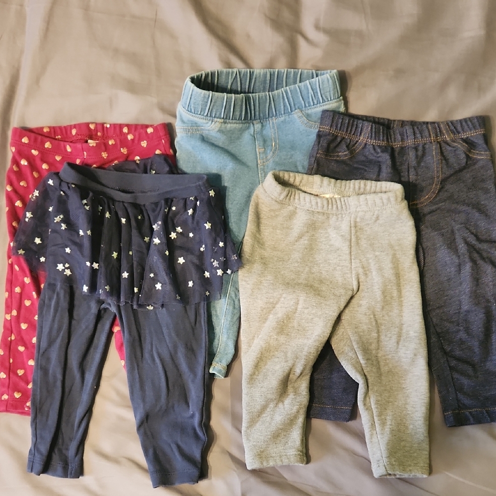 12M Leggings Bundle - 5 Pairs